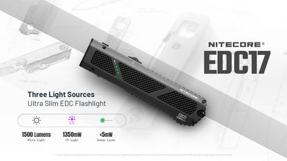Nitecore EDC17 EDC Flat Flashlight