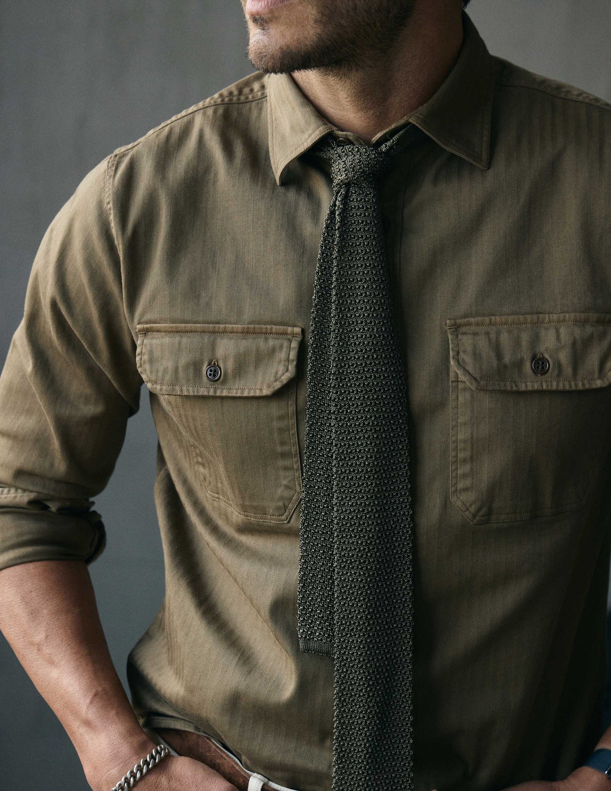 Enfield Officer's Shirt in Bronze