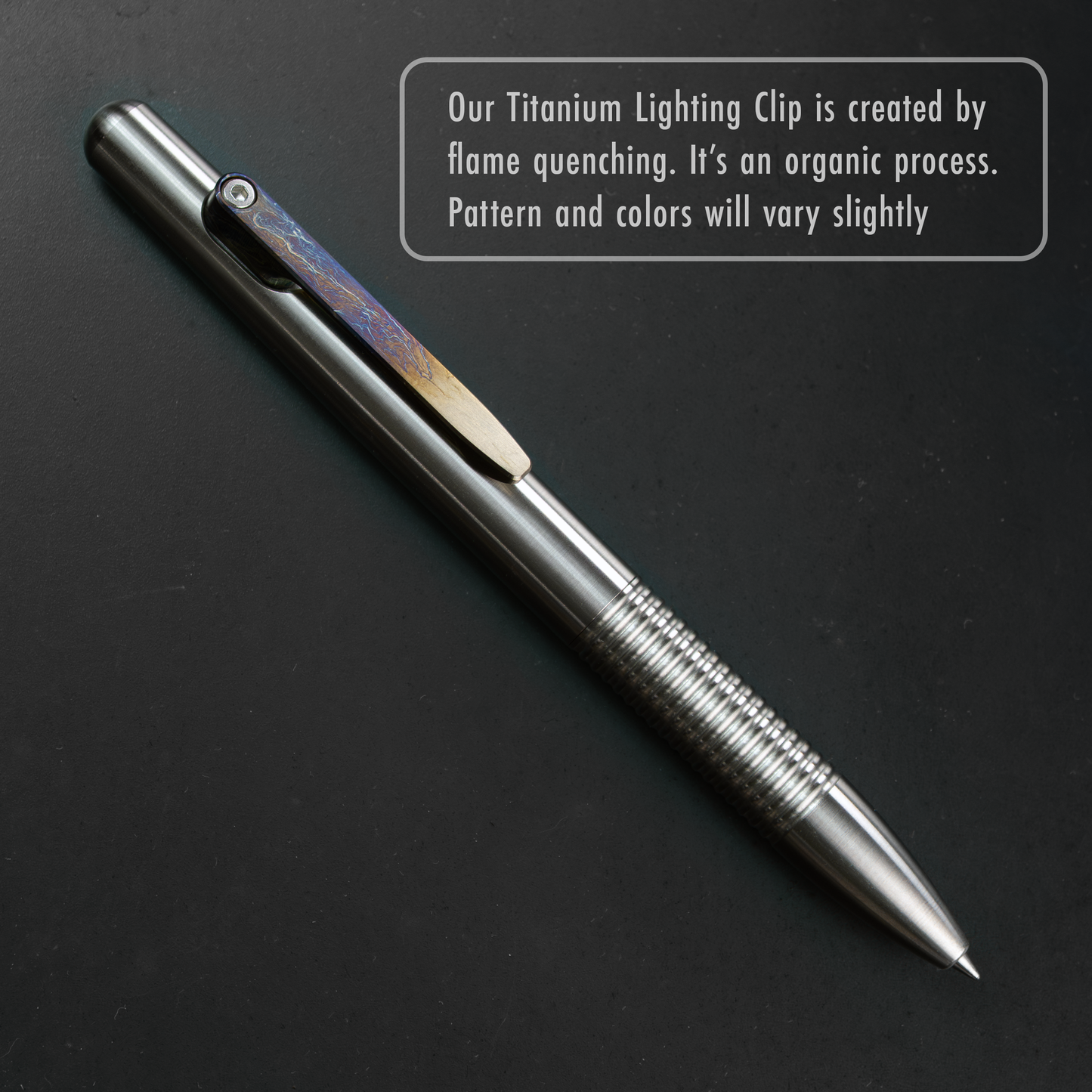 Machine Era Bolt Field Pen Stainless | Lighting Ti Clip