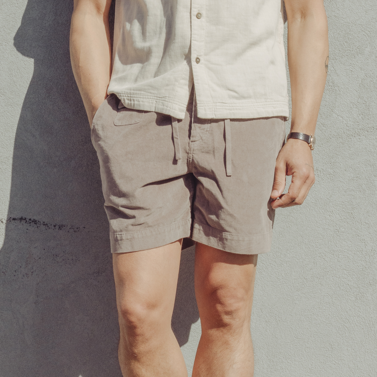 Easy Rider Short in Stretch Corduroy