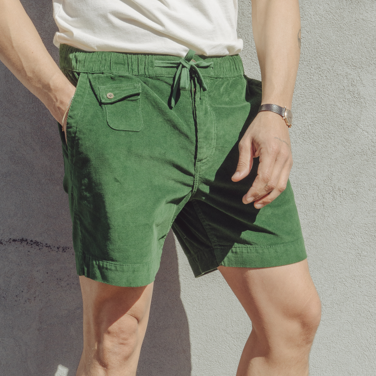Easy Rider Short in Stretch Corduroy