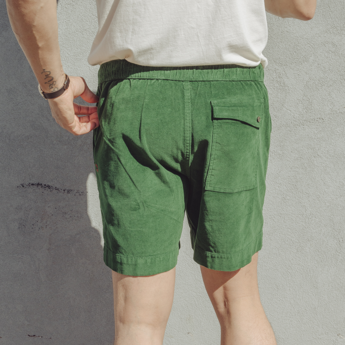 Easy Rider Short in Stretch Corduroy