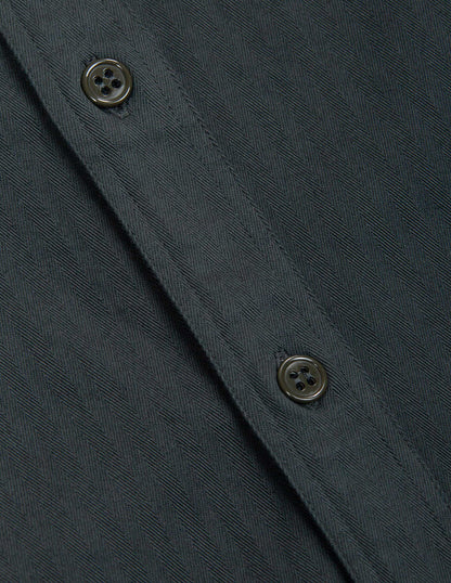 Enfield Officer's Shirt in Faded Black