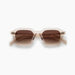 Akila Era Sunglasses - Beige / Brown Gradient