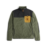 Topo Designs Vista 1/4 Zip Lightweight Fleece - Beetle / Black