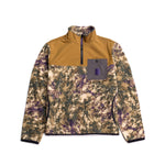 Topo Designs Vista 1/4 Zip Lightweight Fleece - Beetle Storm / Dark Khaki