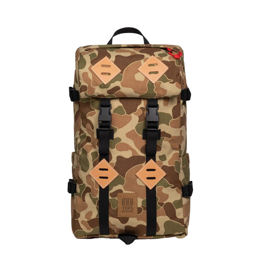 Topo Designs Limited Edition Duck Camo Klettersack