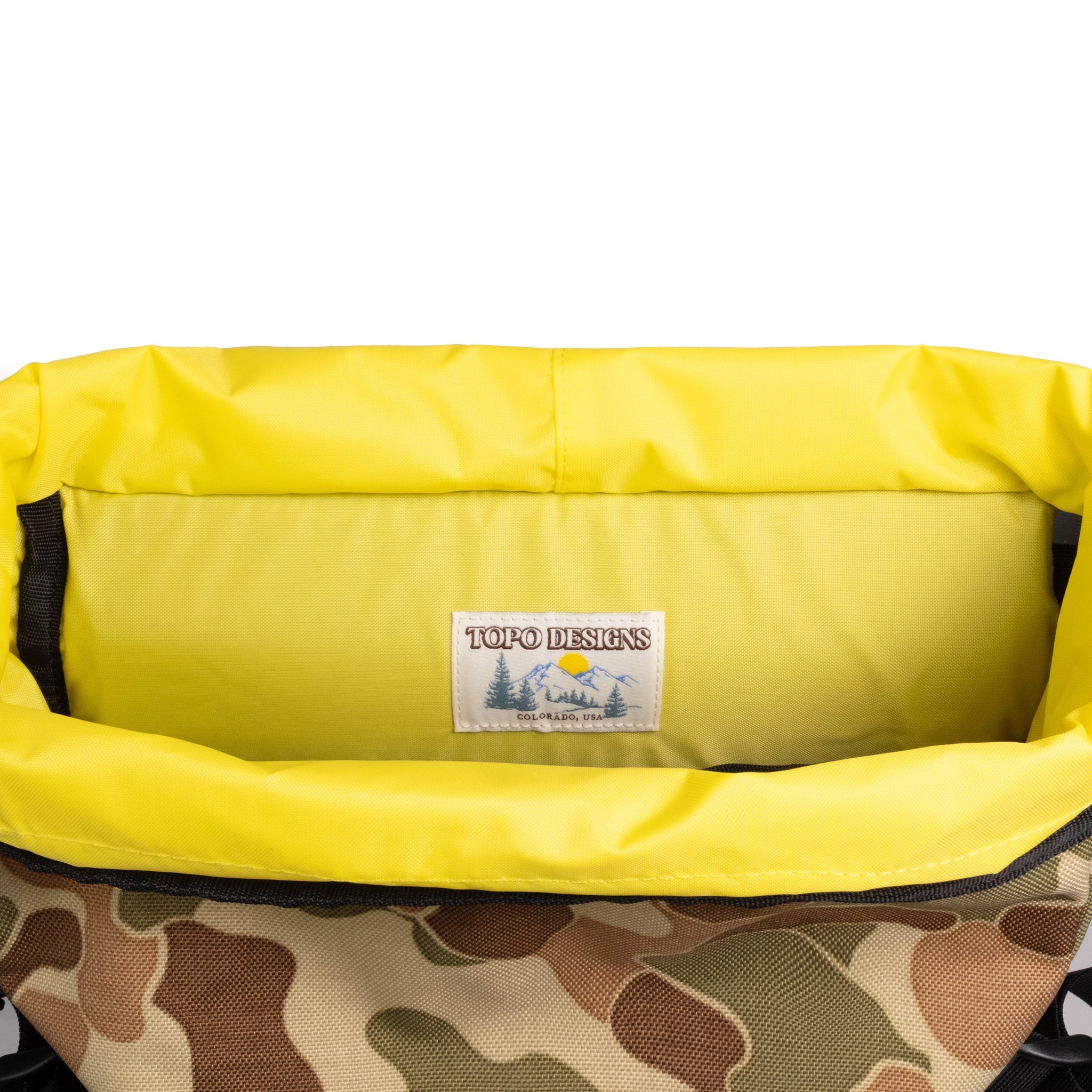 Topo Designs Limited Edition Duck Camo Klettersack | Uncrate Supply