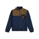 Topo Designs Vista 1/4 Zip Lightweight Fleece - Midnight / Desert Palm