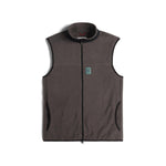 Topo Designs Vista Lightweight Fleece Vest - Charcoal / Black