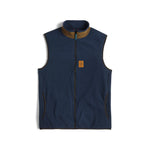Topo Designs Vista Lightweight Fleece Vest - Midnight / Desert Palm