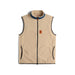 Topo Designs Vista Lightweight Fleece Vest - Oatmeal / Pond Blue