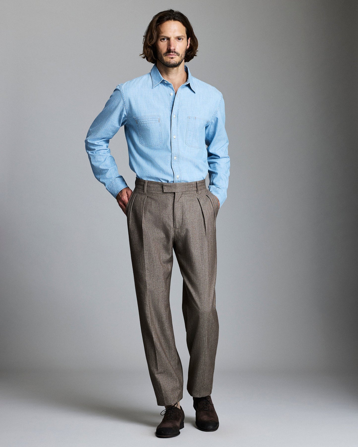 Billy Reid Chambray Field Shirt