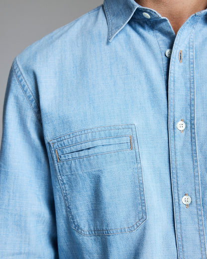 Billy Reid Chambray Field Shirt