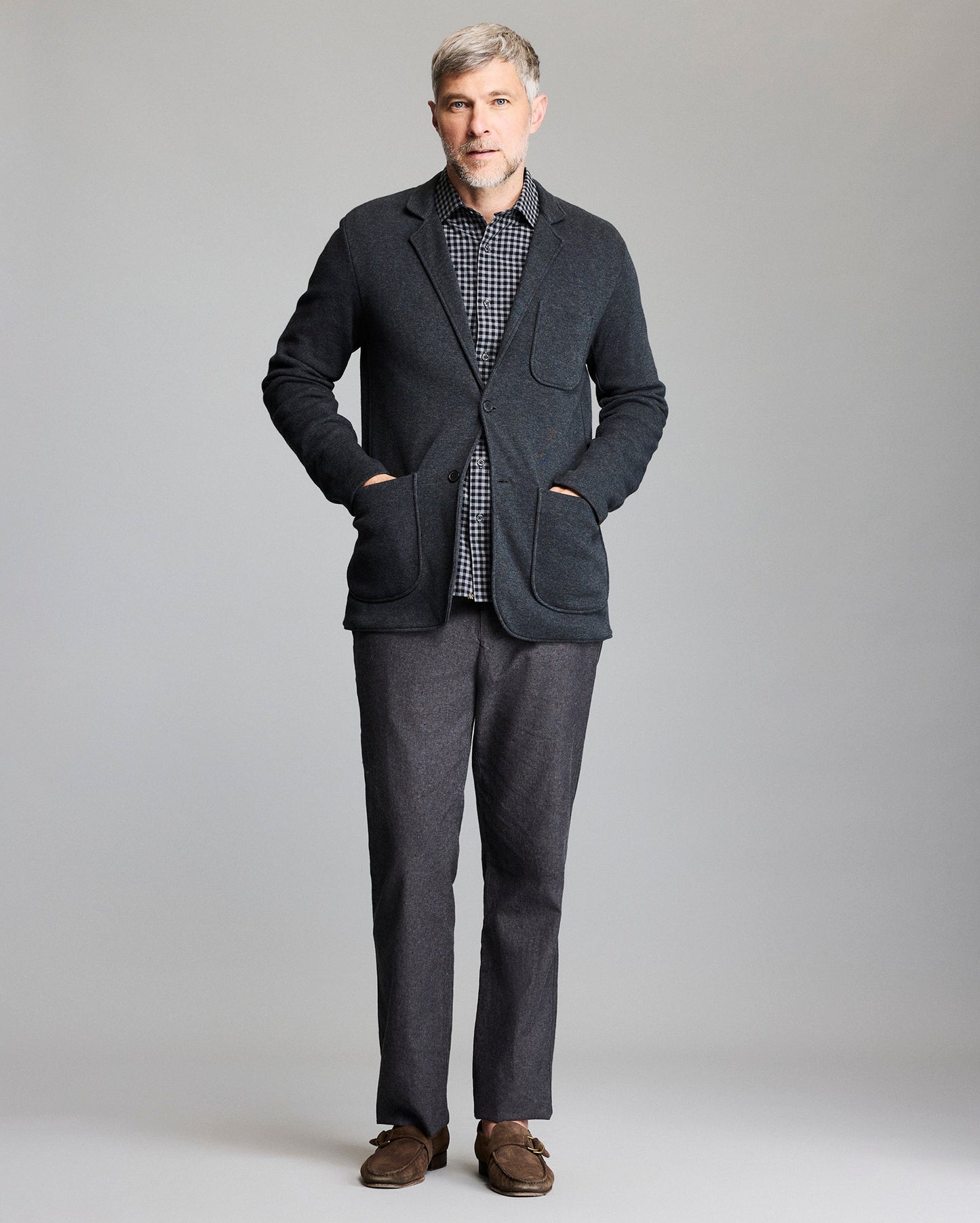 Billy Reid Heathered Knit Sport Coat