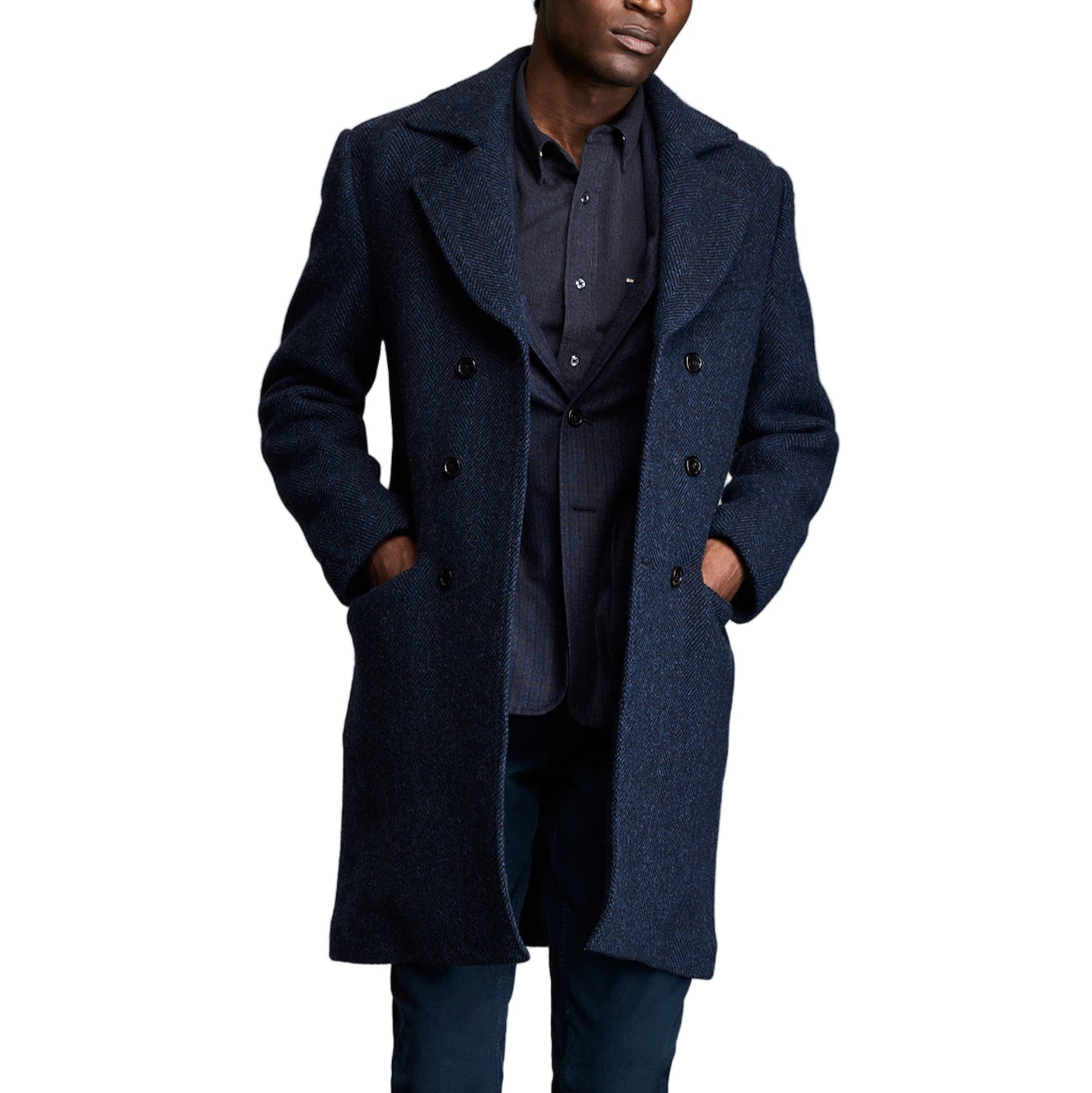 Billy Reid Herringbone Bowery Coat
