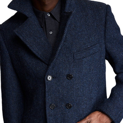 Billy Reid Herringbone Bowery Coat