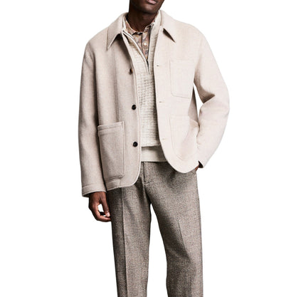 Billy Reid Felted Wool Chore Coat