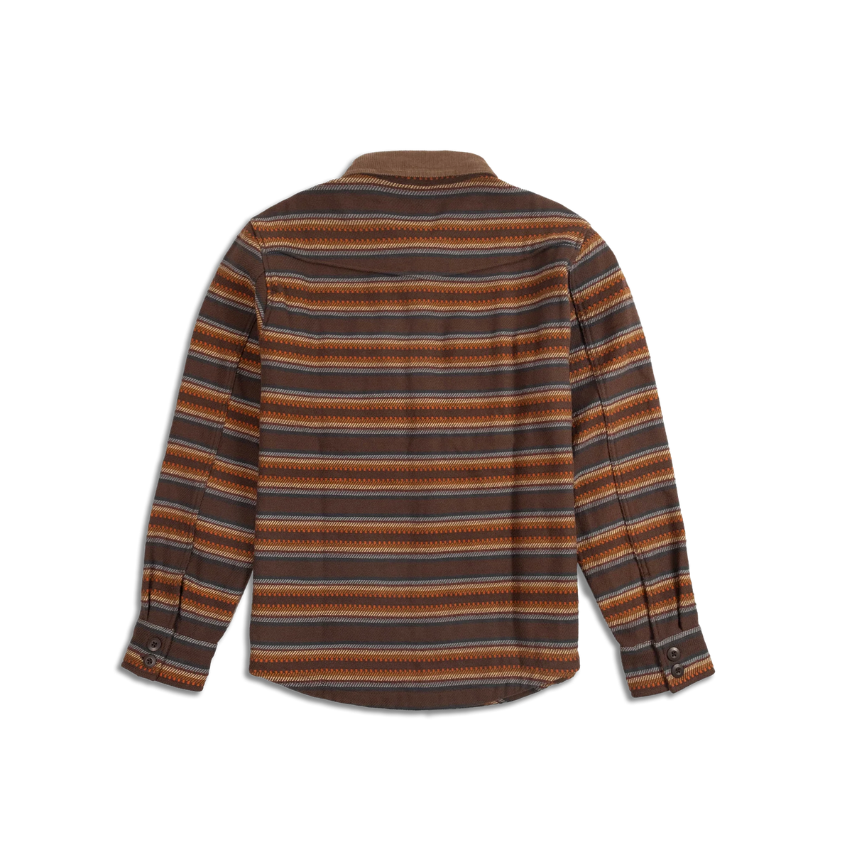 Topo Designs Mountain Shirt Jacket - Dark Brown Stripe
