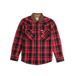 Topo Designs Mountain Shirt Jacket - Garnet - Garnet / Black Multi