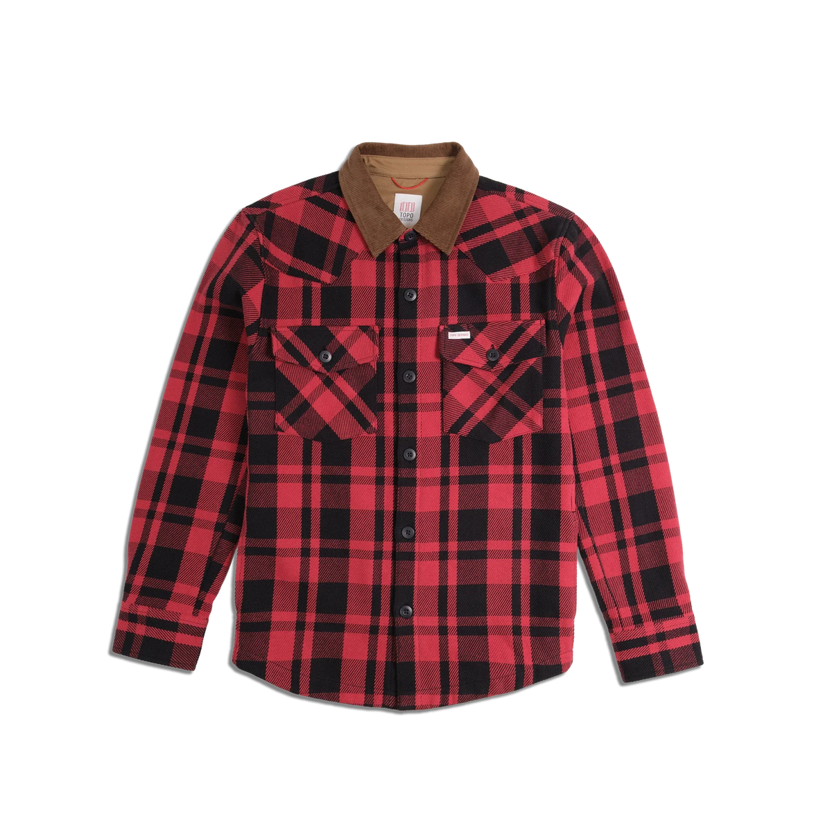 Topo Designs Mountain Shirt Jacket - Garnet