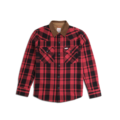 Topo Designs Mountain Shirt Jacket - Garnet