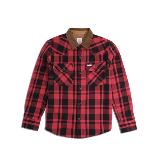 Topo Designs Mountain Shirt Jacket - Garnet