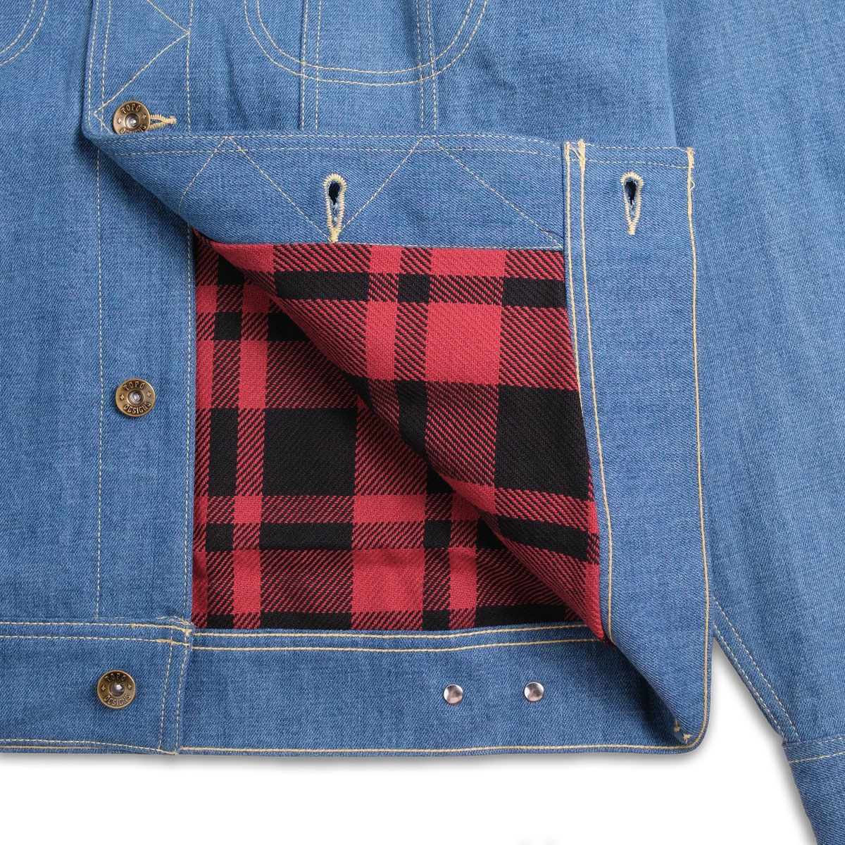Topo Designs Mt. West Denim Trucker Jacket