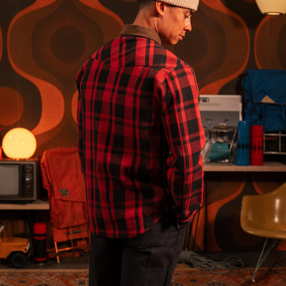 Topo Designs Mountain Shirt Jacket - Garnet