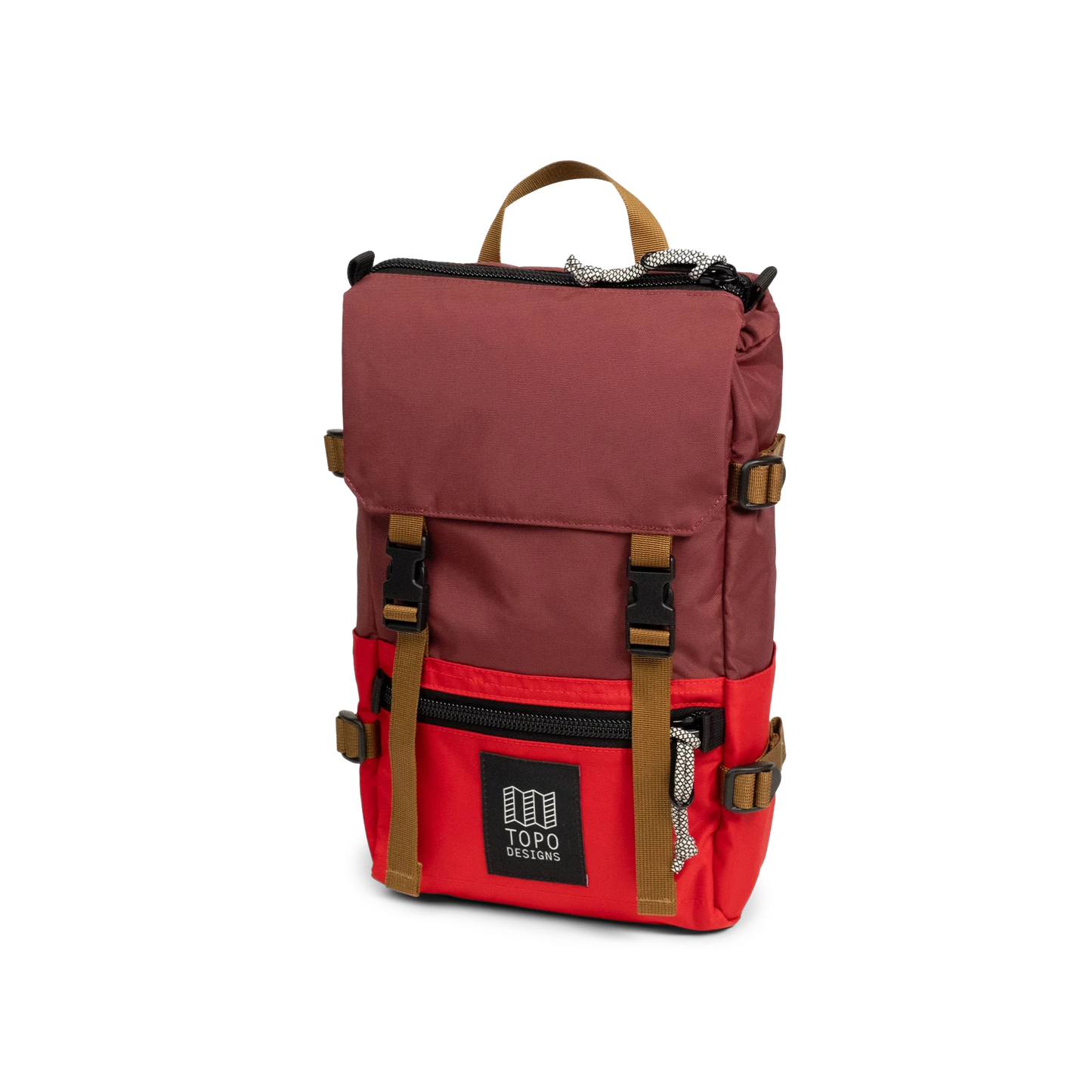 Topo Designs Rover Pack Mini Maroon Salsa