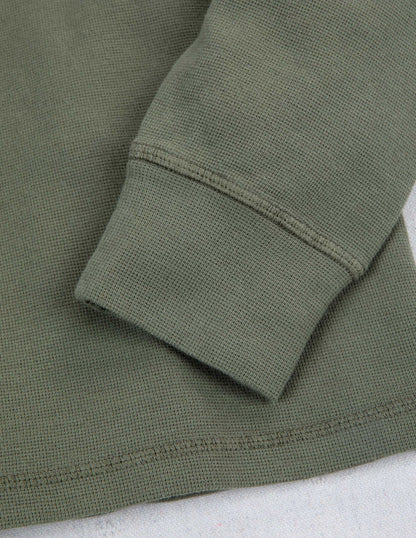 Gibson Waffle Henley in Field