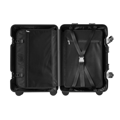 TREVA Aluminum Black Suitcase