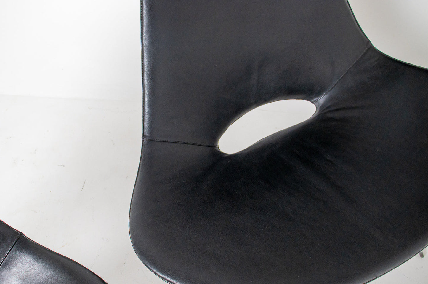 Pair of "Scimitar" Lounge Chairs by Preben Fabricius and Jørgen Kastholm