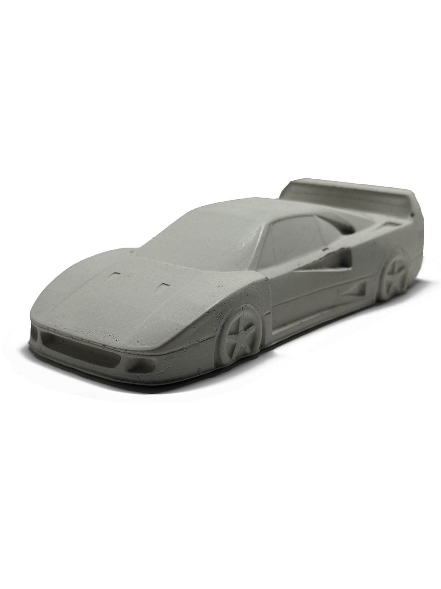 Ferrari F40 Concrete Sculpture Concrete Grey
