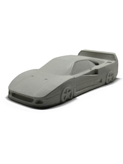 Ferrari F40 Concrete Sculpture Concrete Grey