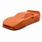 Ferrari F40 Concrete Sculpture - Ember Orange