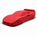 Ferrari F40 Concrete Sculpture - Signal Red