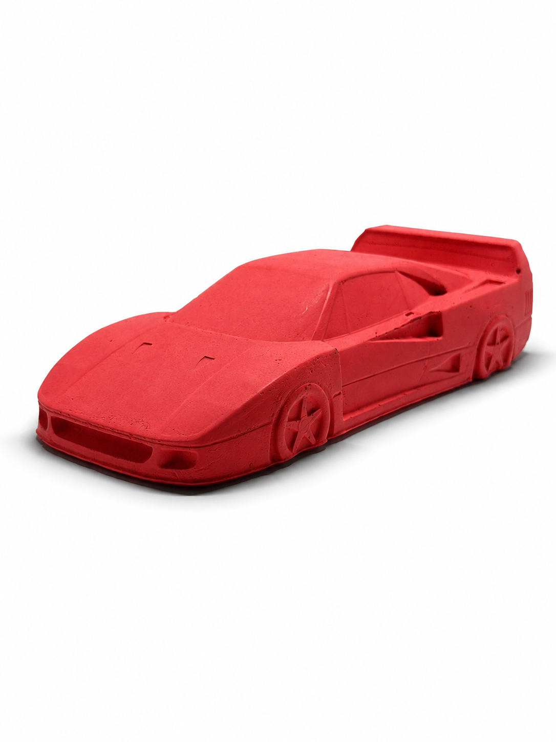 Ferrari F40 Concrete Sculpture Signal Red
