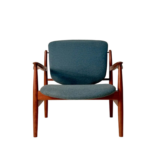 Finn Juhl Model 136 Lounge Chair for France & Son Circa 1950's