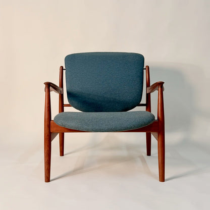 Finn Juhl Model 136 Lounge Chair for France & Son Circa 1950's