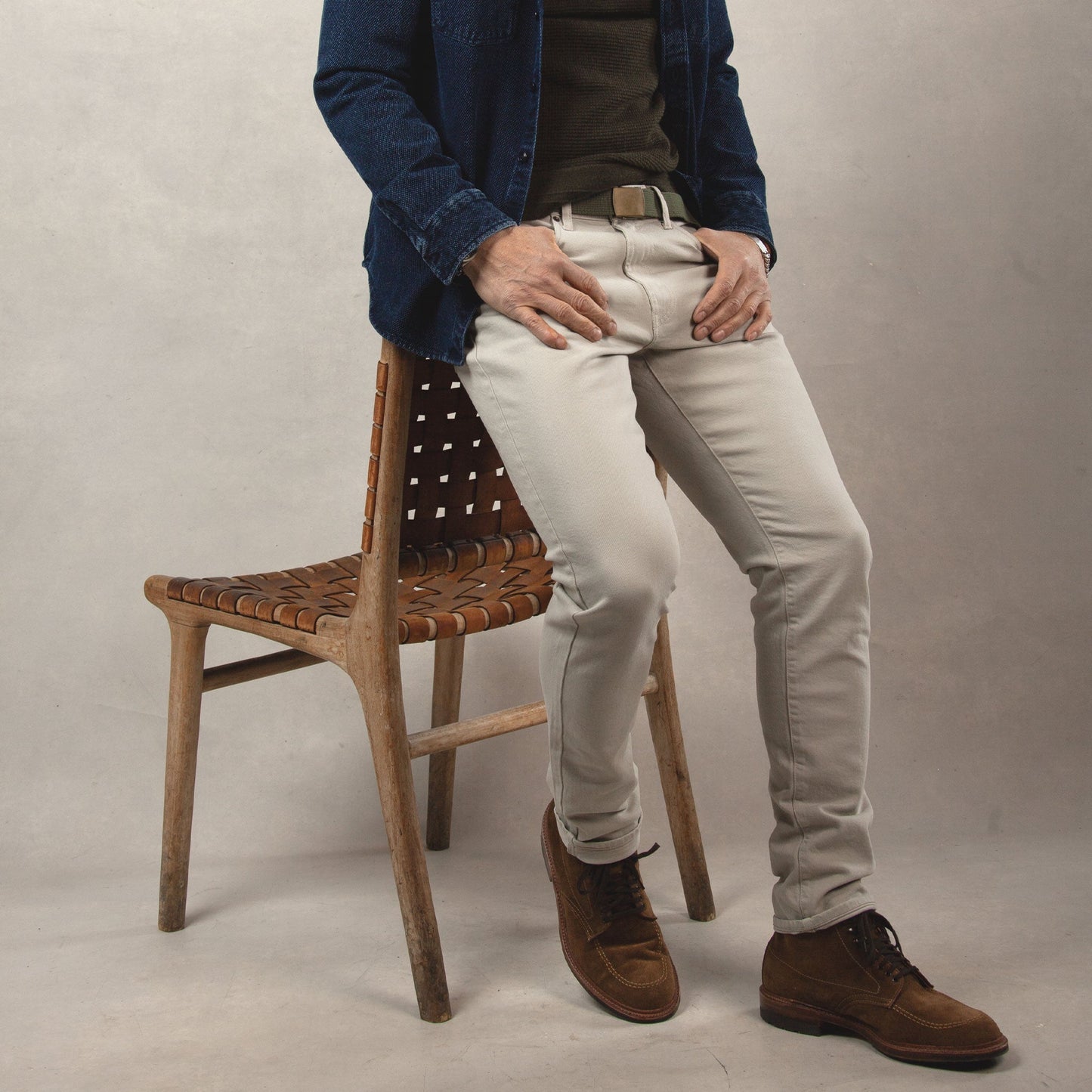 RIVAY Wade Garment Dyed Five Pocket Pant