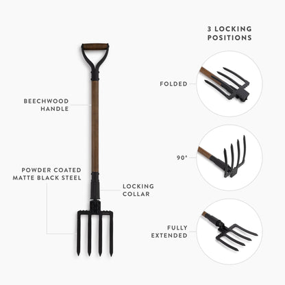 Barebones Folding Spading Fork