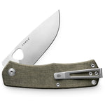 James Brand The Folsom Knife - OD Green Micarta + Stainless