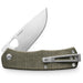 James Brand The Folsom Knife - OD Green Micarta + Stainless
