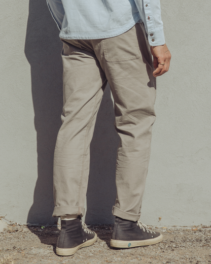 Imperfects Courier Pant Sharp Fit in Craft Canvas