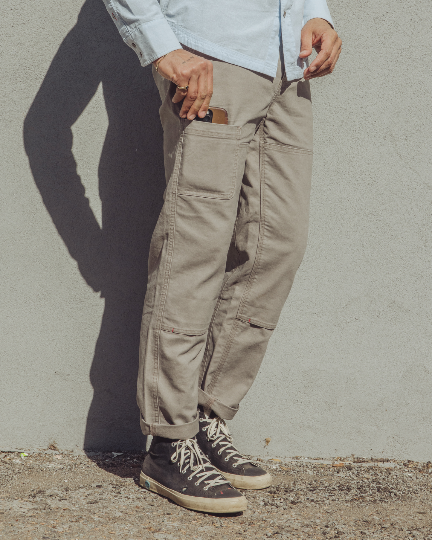 Imperfects Courier Pant OG Fit in Craft Canvas