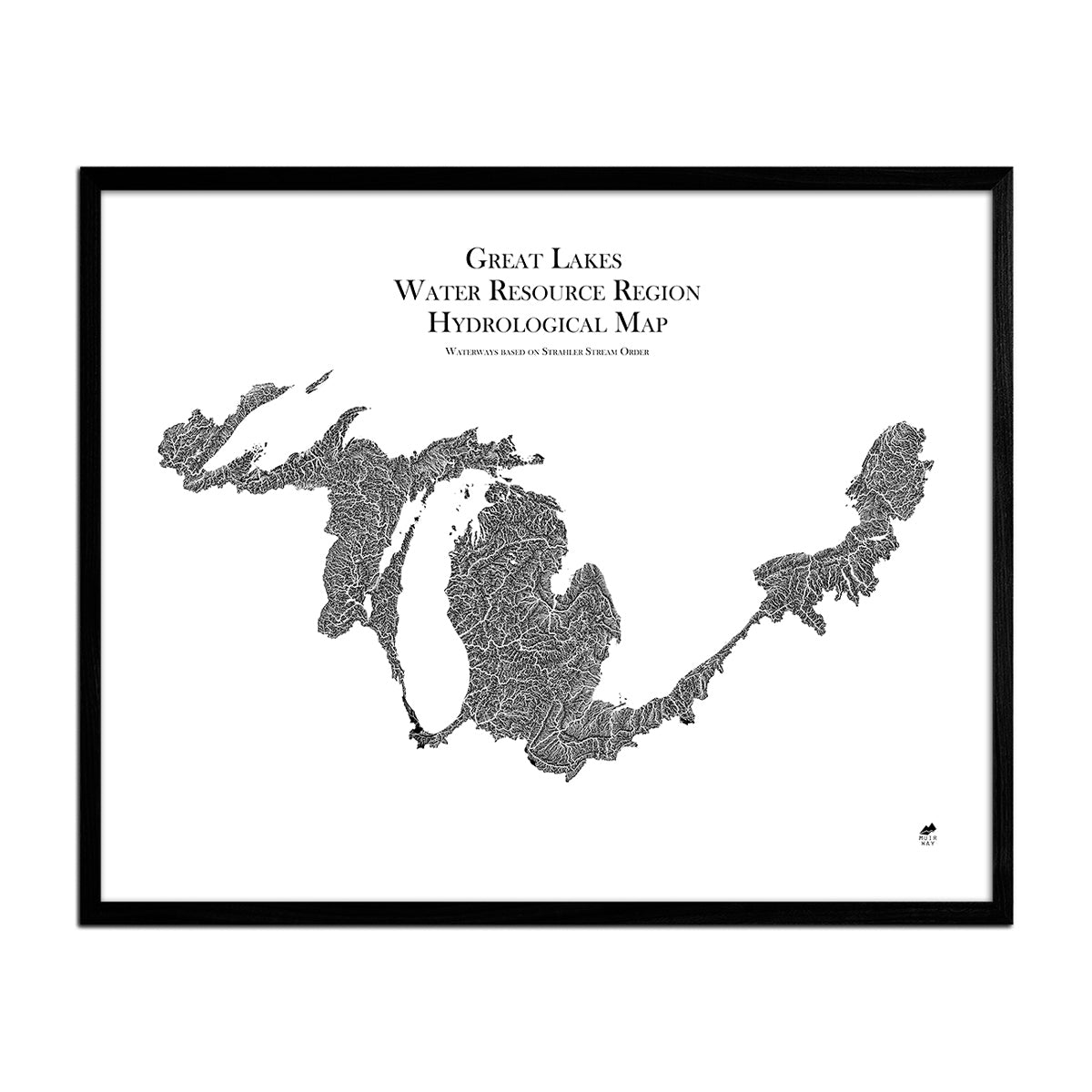 Great Lake Regional Hydrological Map