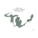 Great Lake Regional Hydrological Map - Green