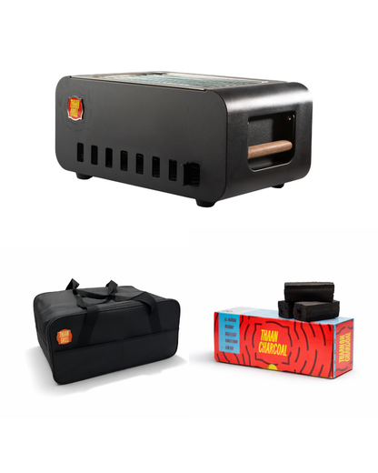 The Thaan Grill Black Grill + Bag + Charcoal