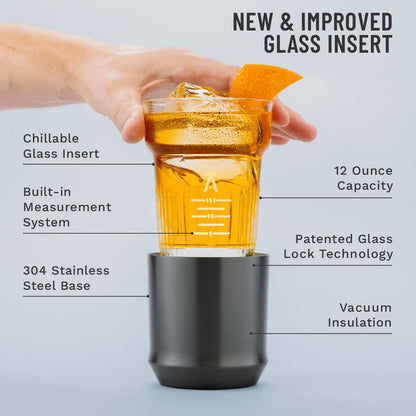 Elevated Craft Hybrid Rocks Glass